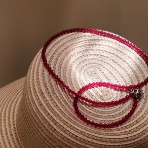 Nicky Butler 4mm Gemstone Bead 20" necklace.